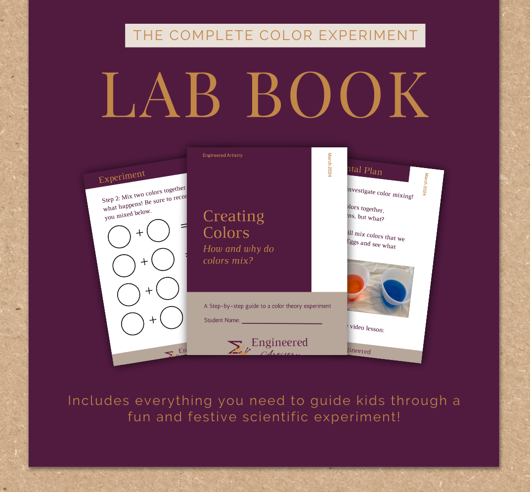 Experiment with Color: A Guided Science Experiment for Kids